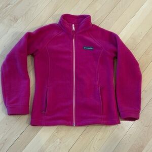 Columbia Magenta Fleece Jacket